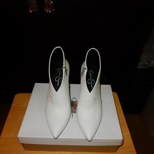 White Bright White Italia Nappa Booties